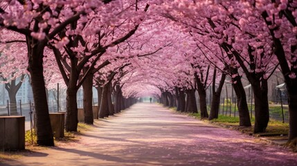 Sakura Cherry blossoming - obrazy, fototapety, plakaty
