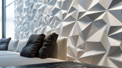 Wall background. 3D panels for interior design