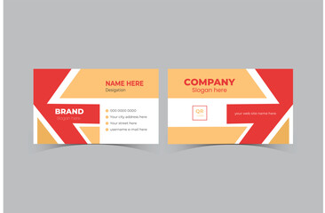 Corporate business card design template