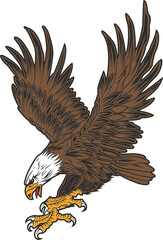 the eagle logo is gripping