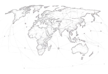 connection line World point composition meaning Global network map global representing international
