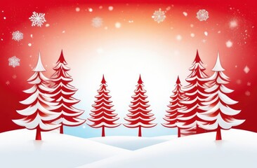 A Christmas-theme background adorned with decorative holiday design elements, providing a festive canvas with sample copy space for your text or graphics. Christmas card. 