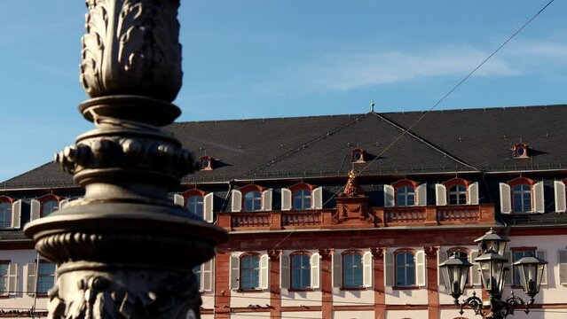 historic german city darmstadt 4k 25fps video
