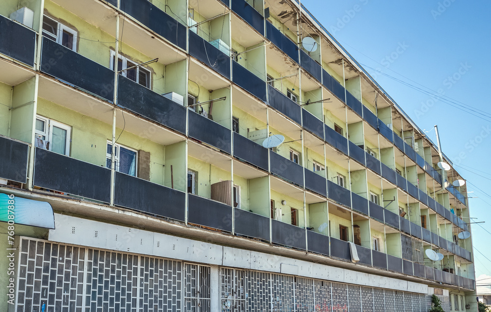 Poster Residential building in Gori city, Georgia