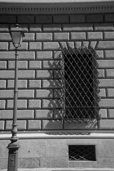 brick wall  Lecce in Apulia, southern Italy