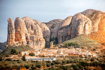 Aguero village in Spain
