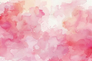 Obraz premium Colorful pink watercolor background for Valentine day or wedding.