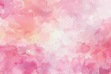 Colorful pink watercolor background for Valentine day or wedding.