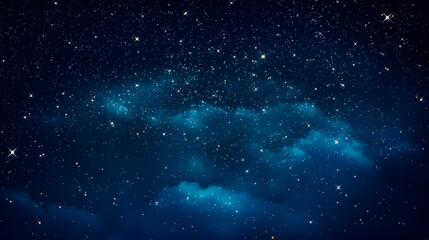 starry sky background, sky full of stars - obrazy, fototapety, plakaty