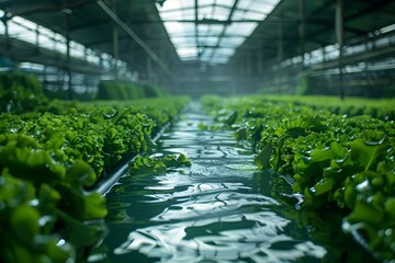 Thriving Aquaculture Farm Cultivating Lush Seaweed Algae for Sustainable Growth and Commercial Applications. Concept Seaweed Cultivation, Aquaculture Farming, Sustainable Growth - obrazy, fototapety, plakaty