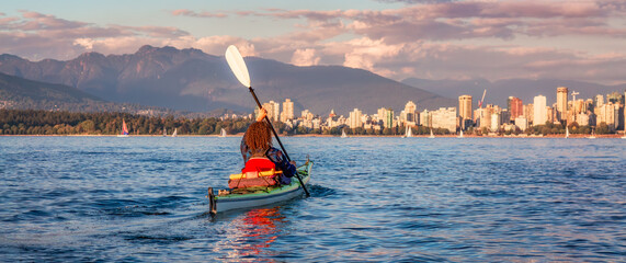 Kayaking in Vancouver, BC, Canada