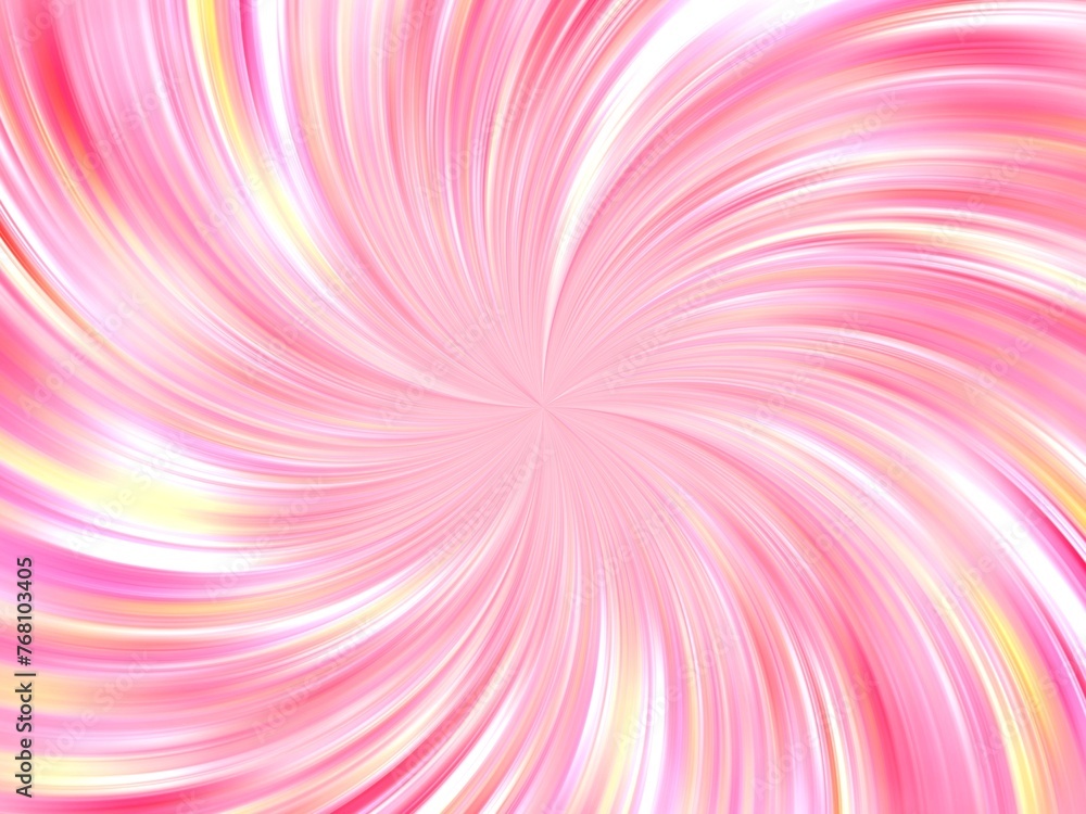 Poster background with vortex and rays with pink color - abstract graphic with effect of depth of space, mo
