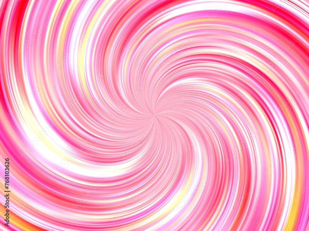 Poster background with vortex and rays with pink color - abstract graphic with effect of depth of space, mo
