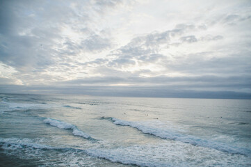 clouds over the sea