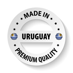 Made in Uruguay graphic and label.