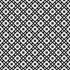 Black and white seamless abstract pattern. Background and backdrop. Grayscale ornamental design.