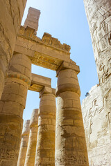 Ancient ruins of Karnak temple in Egypt - 768107088