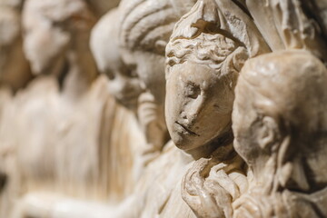 Obraz premium statue of a person Palazzolo Acreide in Sicily, southern Italy