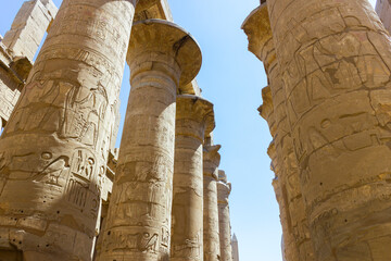 Ancient ruins of Karnak temple in Egypt - 768107628