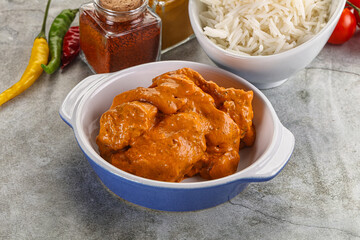 Indian cuisine - chicken butter masala