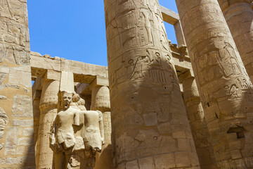 Ancient ruins of Karnak temple in Egypt - 768107642