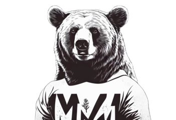 Bear Day Shirt Mom Vector T Mama Mother's Design Banner Baby Fashion Art Font Illustration Love Concept Gift Poster Happy Mothers Graphic Typography Sexy Mother Clothes