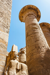 Ancient ruins of Karnak temple in Egypt - 768108039