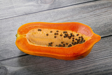 Sweet and juicy tropical papaya