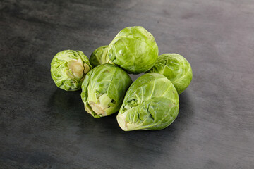 Organic raw cabbage - Brussels sprout