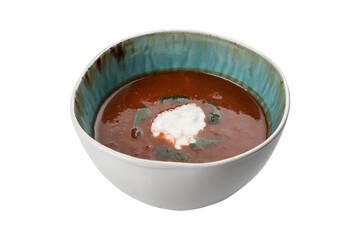 tomato soup, cut out