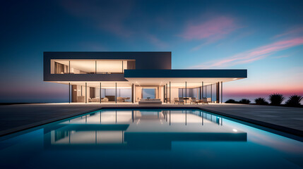 minimalist house, house with minimalist finishes