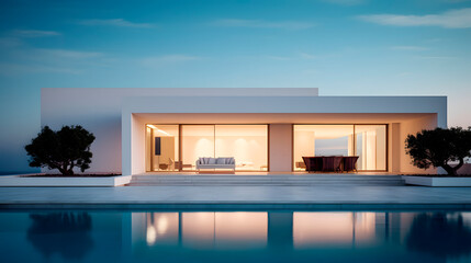 minimalist house, house with minimalist finishes