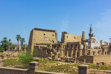 Ancient ruins of Karnak temple in Egypt - 768113897