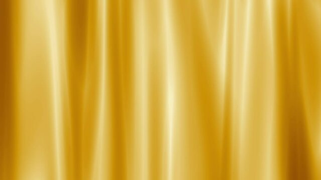 Minimalist abstract yellow seamless loop animated background with vertical waves. Wavy animated background. Digital minimal geometric 3d BG. Digital smooth wallpaper. Animated soft pattern.