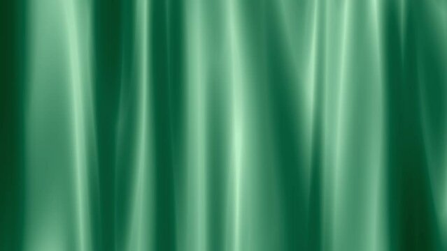Minimalist abstract dark green seamless loop animated background with vertical waves. Wavy animated background. Digital minimal geometric 3d BG. Digital smooth wallpaper. Animated soft pattern.