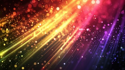 Fototapeta premium Abstract colorful glitter vintage lights background