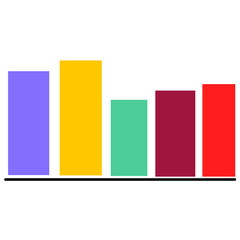 Business data market elements vector
