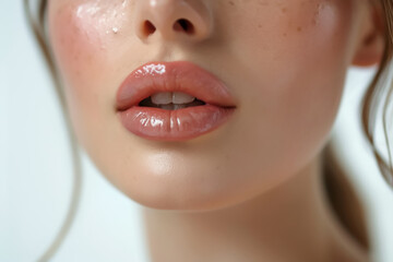 Beautiful woman lips