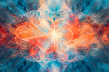 abstract kaleidoscope effect background