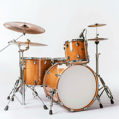 Drums on a white background


