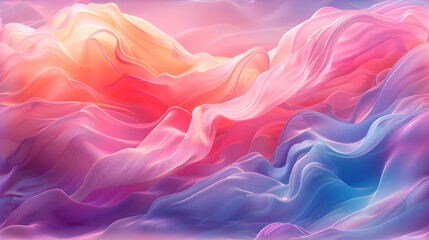 Obraz premium Soft and Liquid Color Waves Background