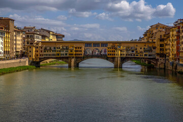 Obraz premium View of Ponte Vecchio, Florence, Italy