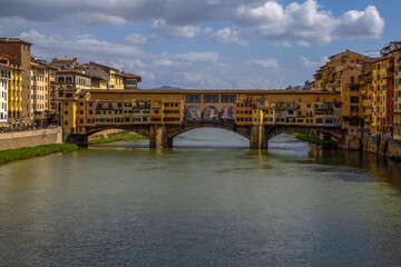 View of Ponte Vecchio, Florence, Italy