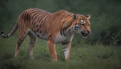 Fototapeta premium bengal tiger in the wild