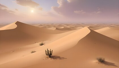 Fototapeta na wymiar landscape of a desert