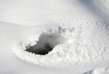 Big Hole in the Snow