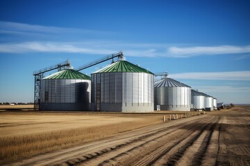 Fototapeta premium Efficient Grain Storage Solutions