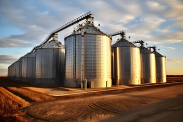 Obraz premium Efficient Grain Storage Solutions