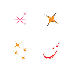 Obraz premium Star logo vector template element symbol design