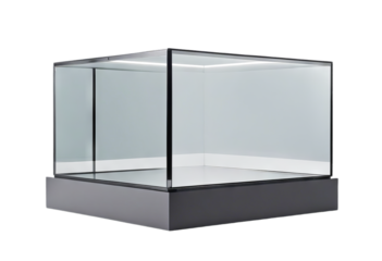 front box Square isolated glass gray mockup podium showcase view poduim box white cube isolated three-dimensional blank package cardboard empty container gift object cardboard box open paper square